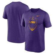 LSU Nike Legend Football Icon Tee